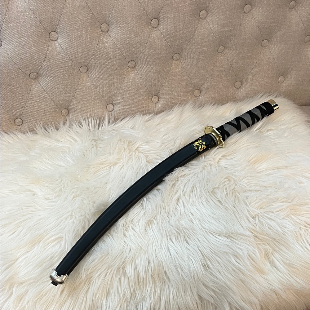 Black and Gold Katana Sword (Plastic Toy)